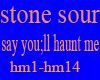 stone sour say you;ll ha