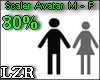 Scaler Avatar M- F 80%