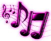 ~CC~Pink Music Notes