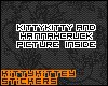 [k]kitty/hannah sticker