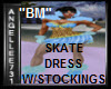 BM SkaterDressWstockings