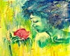 Afro and A Rose Art