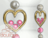 Pink Hearts Necklaces