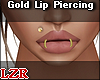 Gold Lips Piercing