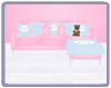 Kids Pink Cloud Couch