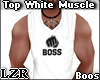 Top  White Muscle Boos