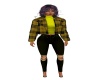 {LS} yellow Plaid outfit