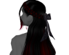 Braid Bow Red and Black
