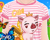 🦋 Kids cute pig shirt