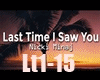 Last Time I Saw You