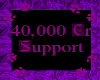 40K Support Sticker