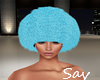 Fur Hat-Baby Blue
