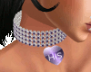 purple diamond collar