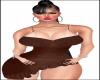 Vestido Marrom