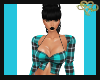 Teal Tartan Cleave