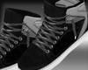 Black Gray Sneakers 