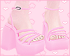 Block Sandals Pink