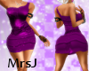 MrsJ Prple Sparkle Dress