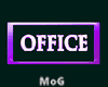 OFFICE SIGN ~ Purple
