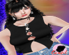 Can- Ribbed Crop Black