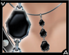 Silver & Black Necklace