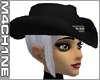!M! Cowgirl Hat Black
