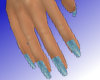 blue diamond nails