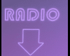 pastel purple radio sign