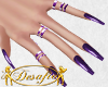 N- Nails Purple Lei