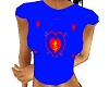blue heart shirt