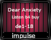 dear anxiety