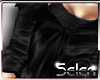 SLN Black Satin Shirt