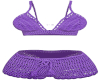 2Pc purple Knit Set