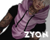 Black Tee + Pink Jacket