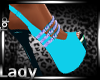 Neon Blue Party Shoe