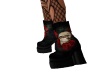 skull n roses goth boots