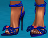 Blue Rubis Heels