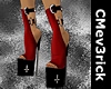 (CM)blk-red Heels Unholy