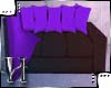 Purple & Black couch