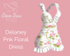 Delaney Pnk Floral Dress
