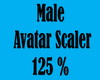 Male Avatar Scaler 125%