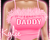Pink Daddy Fur Top