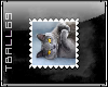 Gray Cat Stamp
