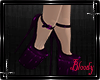 + Purple Pvc Heels +
