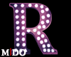 M! R Pink Letter Neon
