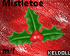 k! Mistletoe Head Sign