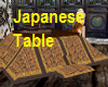 Japanese Table 