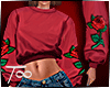 T Sweatshirt Roses V2