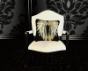 Ivory and Gold Chair