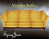 Vintage Sofa Yellow